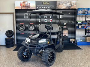 2025 Club Car Onward 4 Passenger Lifted (Gas EFI) - Metallic Tuxedo Black