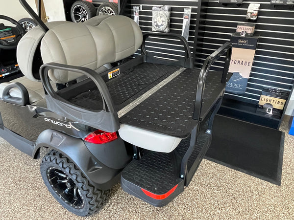 2025 Club Car Onward 4 Passenger Lifted (Gas EFI) - Metallic Tuxedo Black