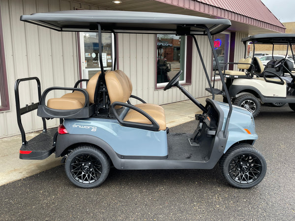 2024 Club Car Onward 4 Passenger (High Performance Electric)- Pearl Mist Grey