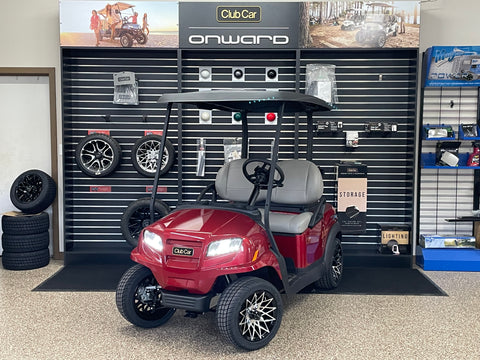 2026 Club Car Onward 2 Passenger (Extended Range Lithium)- Metallic Candy Apple Red