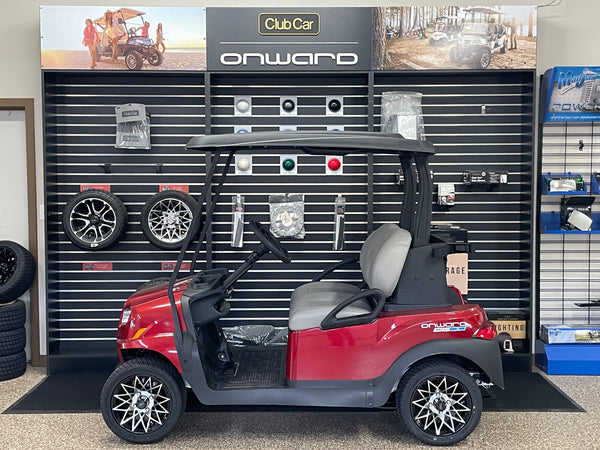 2026 Club Car Onward 2 Passenger (Extended Range Lithium)- Metallic Candy Apple Red