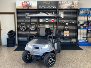 2026 Club Car Onward 4 Passenger (Gas EFI)- Metallic Signature Silver