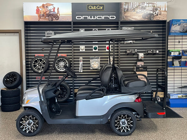 2026 Club Car Onward 4 Passenger (Gas EFI)- Metallic Signature Silver