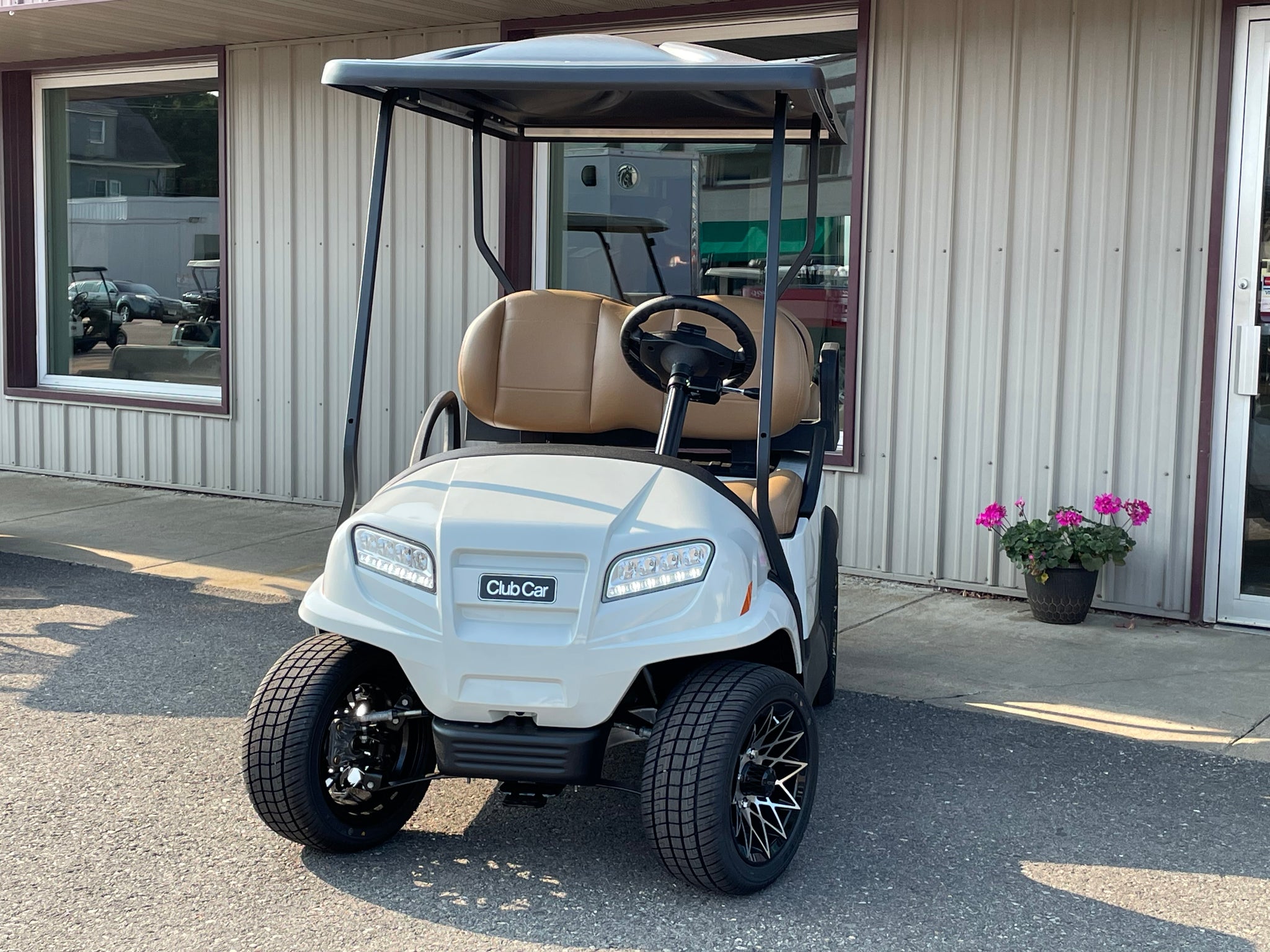 2025 Club Car Onward 4 Passenger (High Performance Electric)- Metallic Glacier White